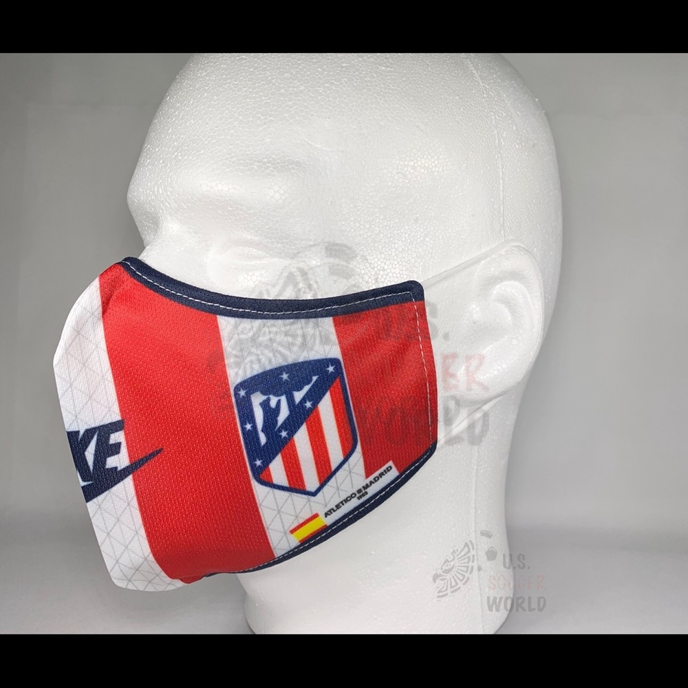 ⚽️ Atlético Madrid Soccer Face Mask Fashion UEFA